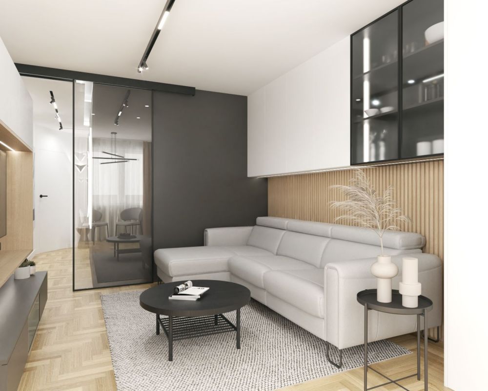 Projektowanie wnętrz — Mieszkanie Lublin, zdjęcie 4 · PASS Architekci
