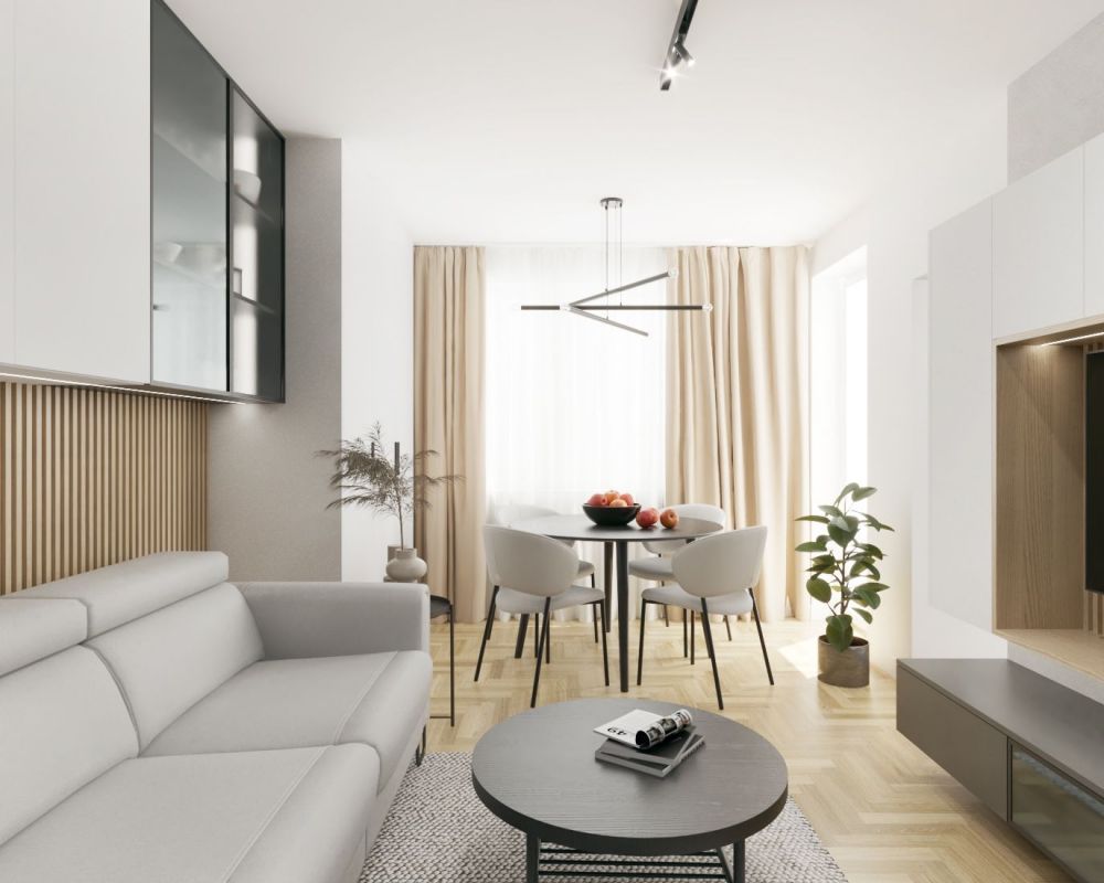 Projektowanie wnętrz — Mieszkanie Lublin, zdjęcie 3 · PASS Architekci